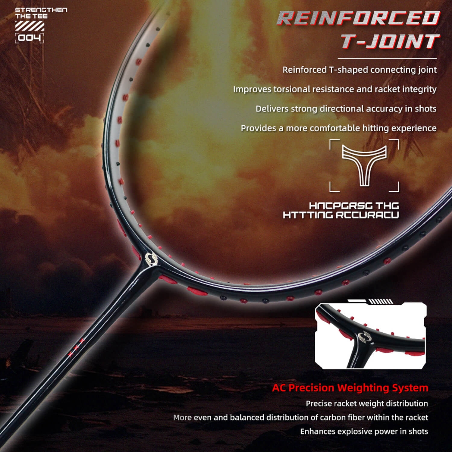 NOVA Upgraded Badminton Racket - T800+30T Full Carbon Fiber, 5U 77±3g (Unstrung), Offensive (305±5mm), 28-32lbs, Carbon Cloth Bottom Cover, Fish Mouth Sharp Cone Cover, Gradient Electroplated Design