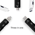 thumbnail image 1 of Card Reader USB 3.1 Type-c Interface card reader; TF Adapter Converter TF Card High Speed OTG Reader, White, 1 of 8