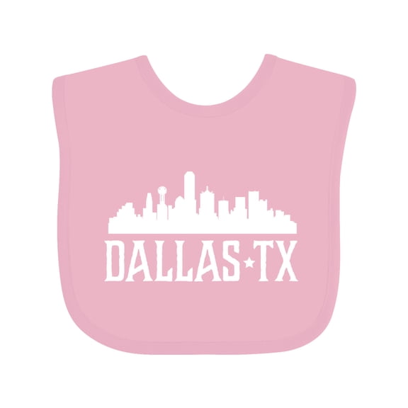 Inktastic Dallas Texas Skyline Tx Cities Boys or Girls Baby Bib