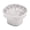 White, variant on Vikakiooze Collapsible Silicone Ice Bucket Foldable Bottle Drink Cooler for Wine, Beer and Champagne, Space Saving Tub for House Cleaning, Outdoor Waterpot for Garden Or Camping,Home