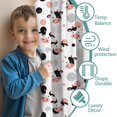 thumbnail image 3 of Blackout Kids Curtains,White Cow Dot Pattern Childrens Insulated Curtains Set Of 2,Bedroom Essentials,Toddler Room Decor 42x63in(106x160cm), 3 of 5