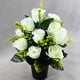 thumbnail image 5 of Cateissary Regalo de flores de seda brillante para conmemorar a los seres queridos Simulación de flores de seda Plantas en maceta Chr Decoración del hogar púrpura, 5 of 6