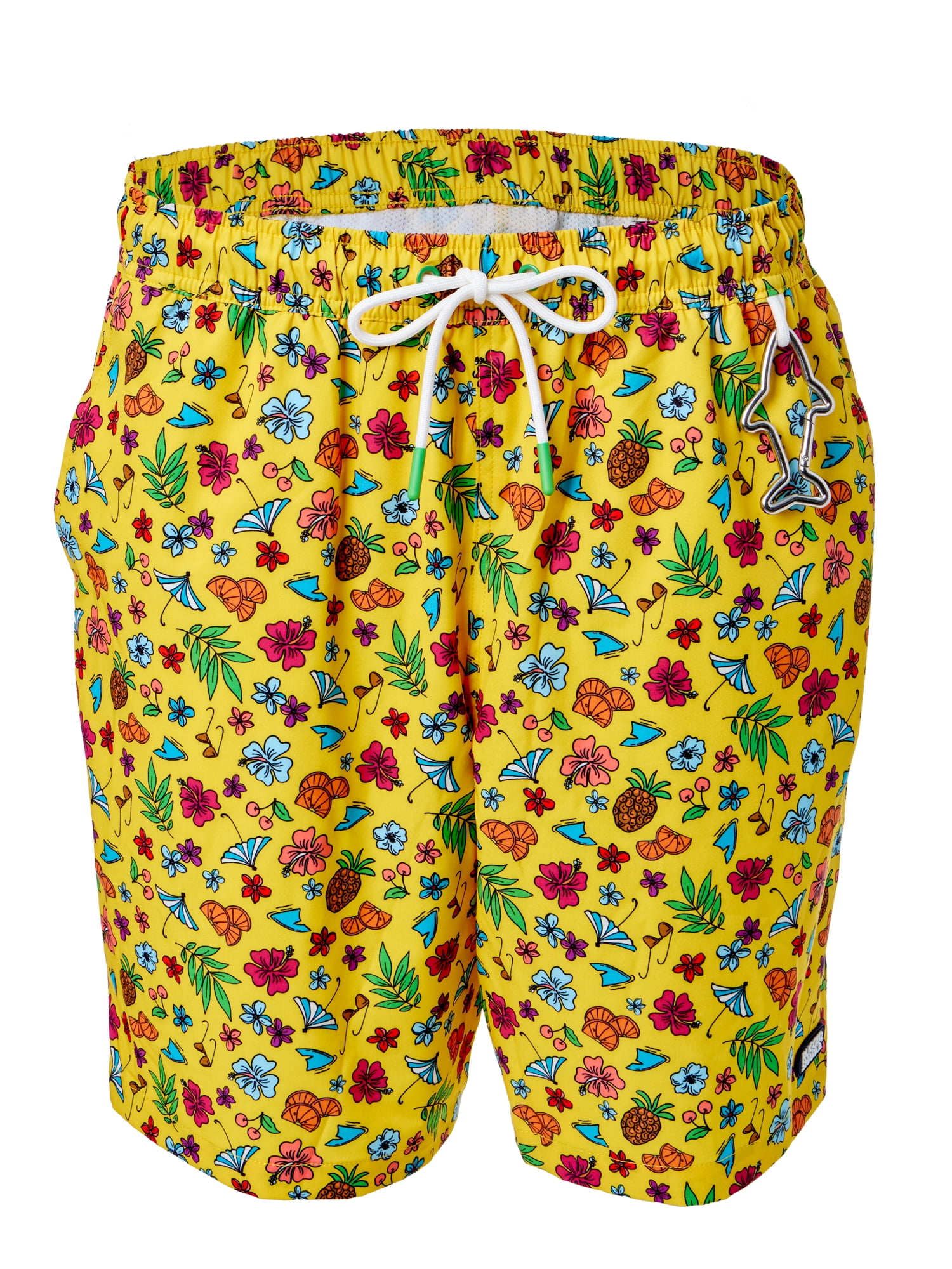 Rugged Shark Men's & Big Men's Swim Trunks, 7" Inseam, Sizes S-3XL