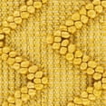 thumbnail image 2 of Surya Hylia HYL-001 20 x 20" Square Cotton Pillow Cover in Mustard Yellow/Tan, 2 of 5