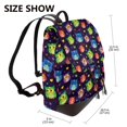 thumbnail image 2 of Yiaed Owls And Hearts Print Laptop Backpack for Women Slim Computer Bag Work Travel College Backpack Purse Fits 14 Inch Notebook, 2 of 4