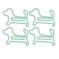 thumbnail image 2 of 100pcs Dog Shaped Paper Clips Slip Resistance Exquisite Cute Paper Clips for School Office Green, 2 of 14