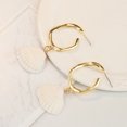thumbnail image 5 of GHSOHS Hoop Earrings for Women Summer Bohemia Seashell Earring Pearl Stud Earrings Beach Ocean Earrings Accessories Gold Earrings Party Jewelry Gift Ear Fashion Earings Ear Ring, 5 of 5