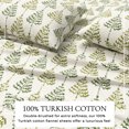 thumbnail image 6 of Great Bay Home Holiday Flannel Sheet Set - 100% Turkish Cotton - Double Brushed (Twin, Vertical Trees), 6 of 6