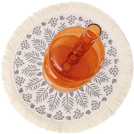 

Fovolat Neutral Place Mat for Dining Table Boho Round Placemats for Dining Table Woven Rustic Wedding Table Mats for Dining Table Kitchen Wedding Home Decoration method