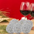 thumbnail image 3 of 6Pcs Wicker Dried Vine Balls, 3.9 Inch Rattan Balls Decorative Orbs Vase Fillers Ornaments for Wedding Christmas Birthday Party Table Centerpiece Bowls Home Decoration(silver) -, 3 of 6