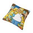 thumbnail image 4 of Simpsons Square Pillow Case Pillow Holder Soft Decorative Pillow Sham Cushion Cases Pillowcase 24"X24", 4 of 7