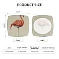 thumbnail image 6 of Lsque Flamingo Sitting On Chair Printed Square Couch Cushion Covers, Floral Sofa Cushion Covers Replacement, Stretch Couch Covers for Couch-16.9in, 6 of 9