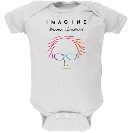 

Election 2020 Bernie Sanders Imagine White Soft Baby One Piece - 0-3 months