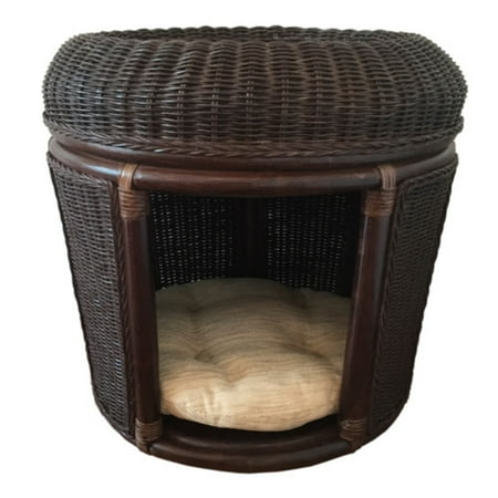 Rattan Wicker Home Furniture Pets House Hooded Dog Bed Rattan Wicker Home Furniture Pets House Hooded Dog Bed