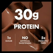 (2 pack) Oikos Protein Shake, Shelf Stable, Chocolate, 30g Protein, 12 fl oz, 4 Count Bottles
