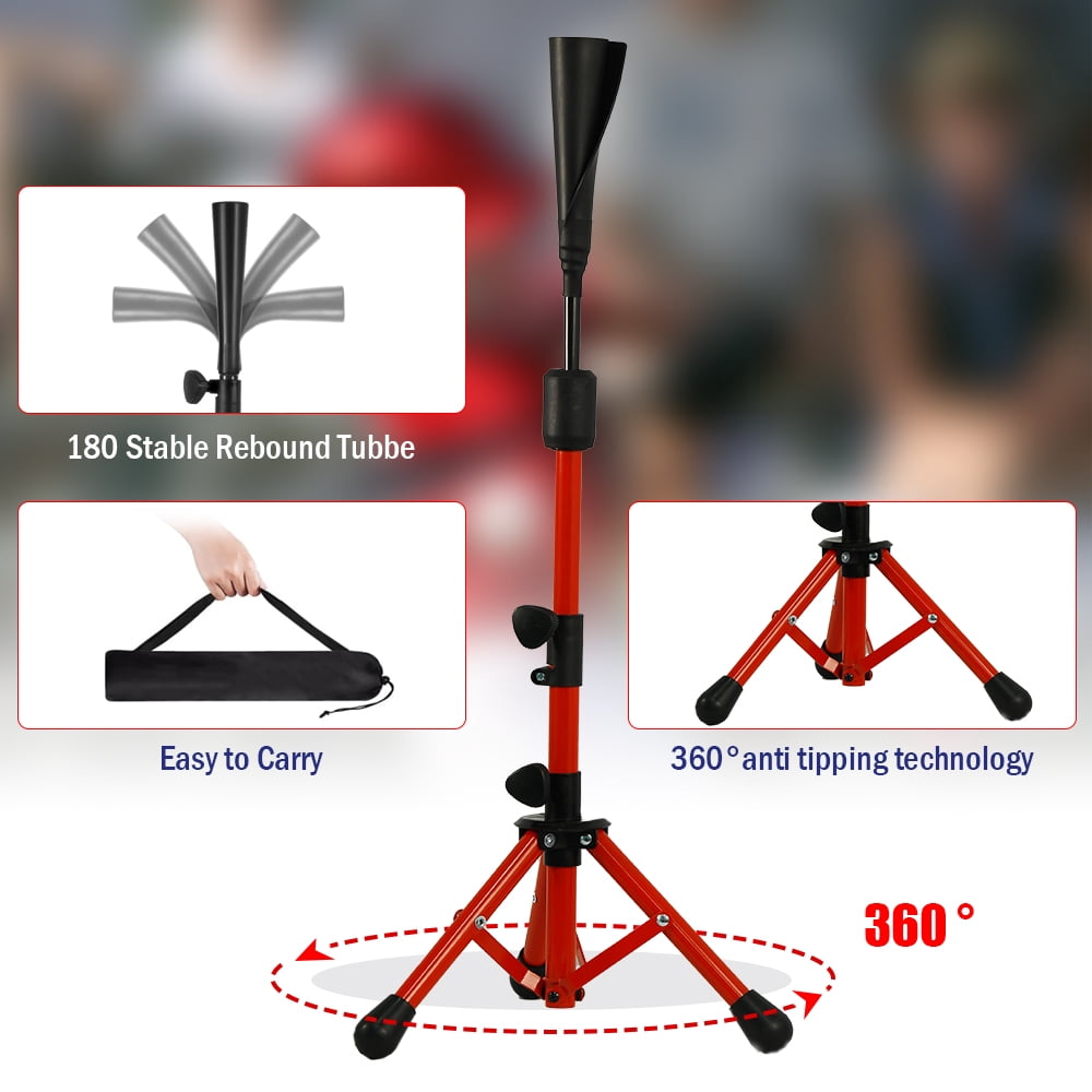 JISPOORT Youth Adjustable Height Baseball Batting Tee