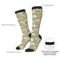 thumbnail image 4 of Knee High Socks for Men and Women, Flowers And Buds Althletic Compression Socks, Support Long Tube Socks for Outdoor Sport, Calf Socks, High Stockings for Women Men, 4 of 7