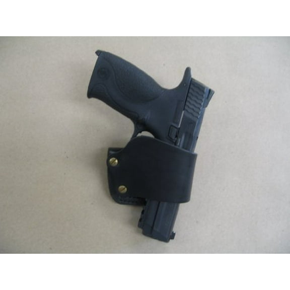 Smith & Wesson M&P 9mm, .40/.357, Shield Leather Belt Slide Holster Black USA