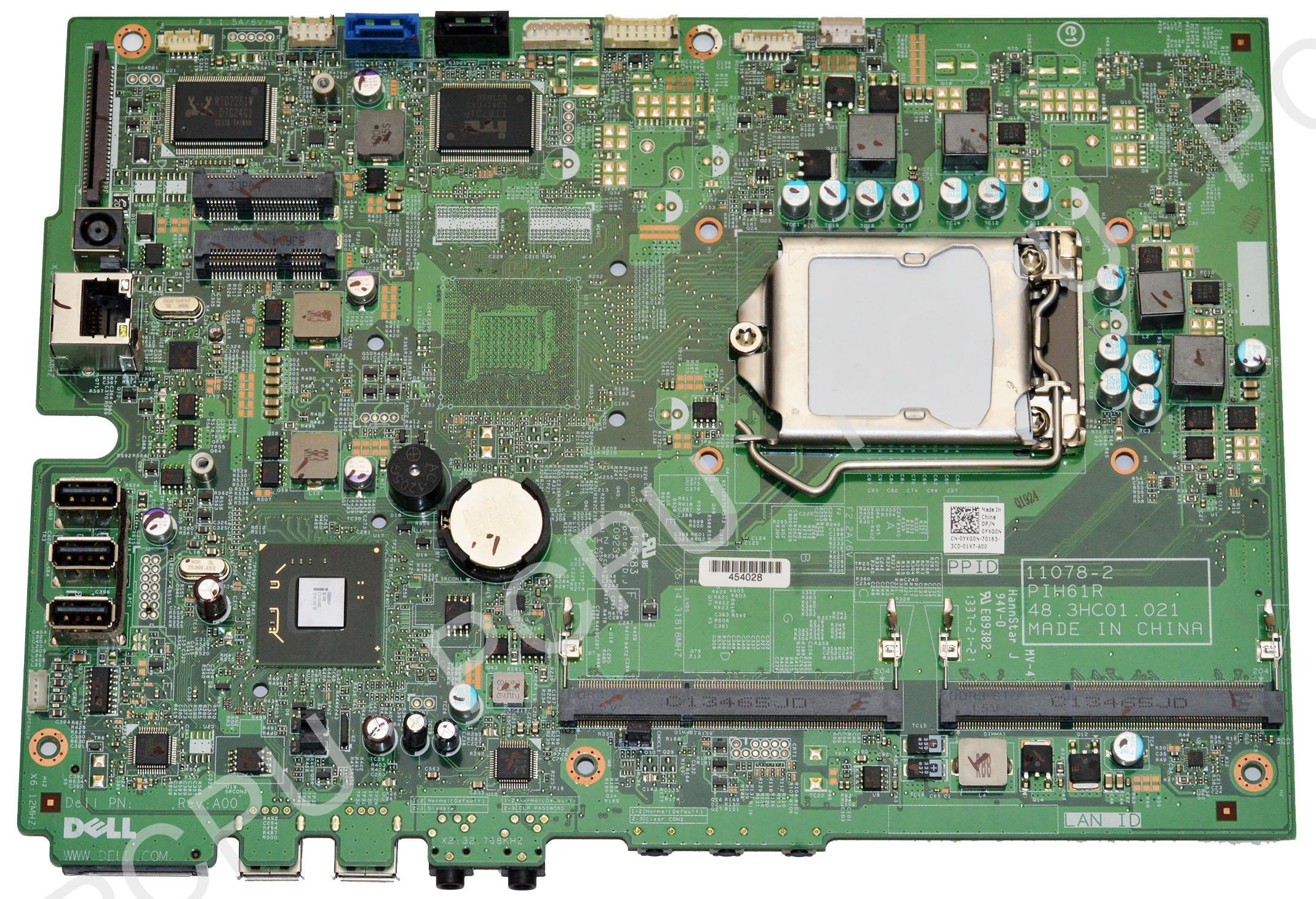 8NVRK Dell Inspiron One 2020 AIO Intel Motherboard s1155