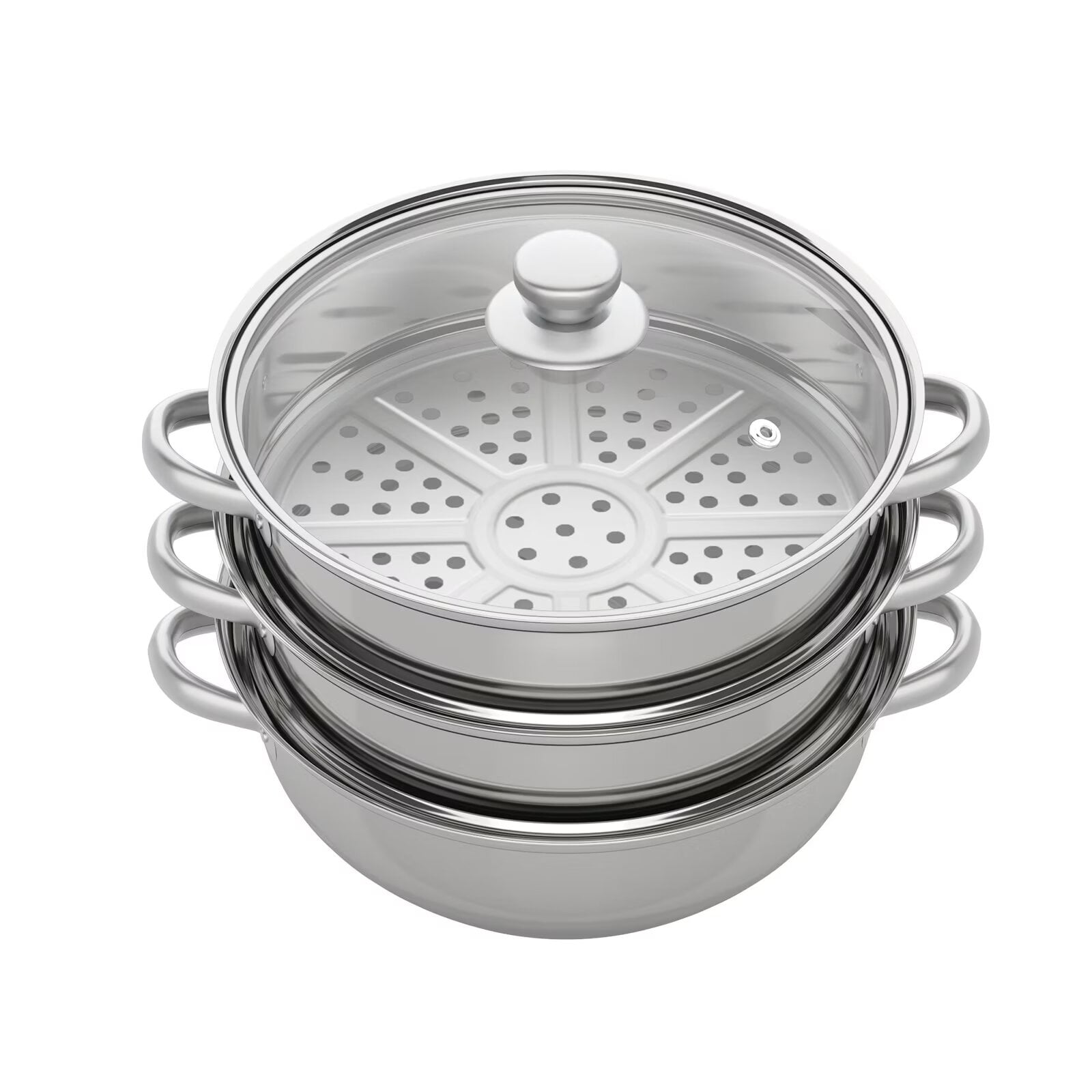 Cook's Companion® Wonder Pot Steam Rack & Tongs 