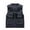 Blue, variant on Puffer vest Men's Leisure Outdoor Multi Pocket Multi Function Travel Mesh Cargo Vest