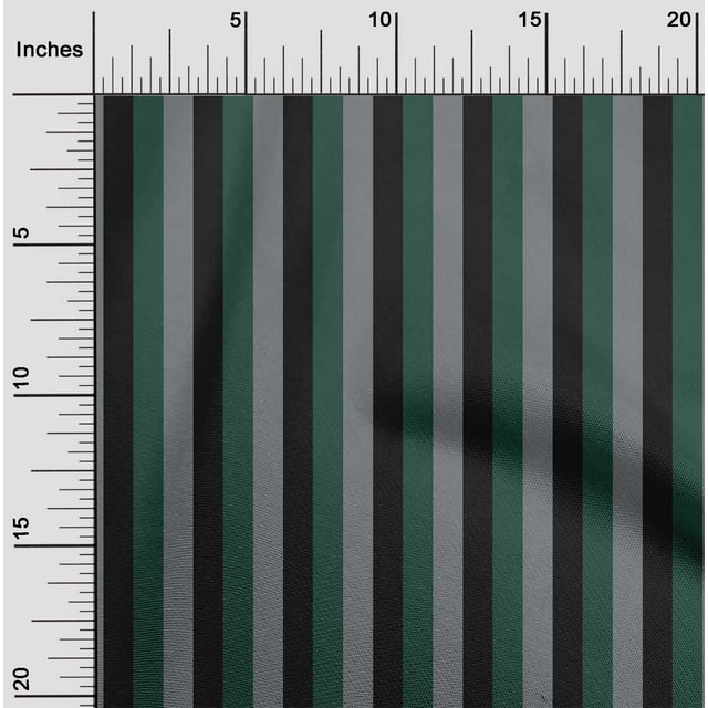 oneOone Cotton Jersey Teal Green Fabric Stripes Craft Projects Decor Fabric Printed By The Yard 58 Inch Wide-R6D