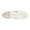 thumbnail image 6 of Lacoste Men's Sideline Canvas Off White / Red Ankle-High Sneaker - 10.5M, 6 of 7