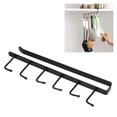 thumbnail image 4 of Mug Rack, Stable Reliable Durable Wearable Coffee Mug Holder Simple Elegant Style Easy Installation  For Home For Kitchen For Restaurant Black, 4 of 8