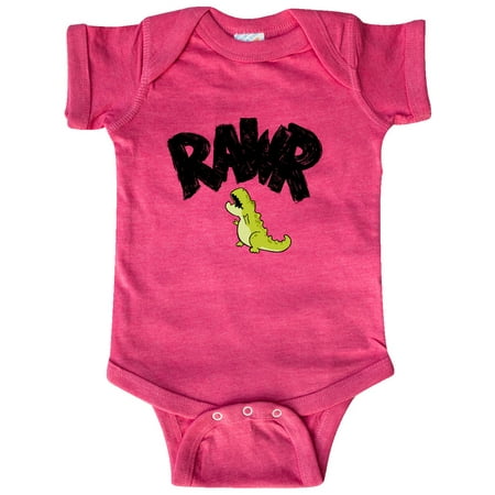 

Inktastic Lil Green Tyrannosaurus Rawr Gift Baby Boy or Baby Girl Bodysuit