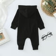 thumbnail image 5 of WUXIAN Toddler Girls Boys Winter Long Sleeve Jumpsuit Hooded Solid Color Outwear Children Clothes Baby Leisure Dailywear, 5 of 5