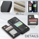 thumbnail image 4 of Funda para Samsung Galaxy A54 5G con tarjetero, funda tipo cartera para hombre y mujer con bloqueo RFID, funda de piel resistente con cierre magnético y función atril, a prueba de golpes, 4 of 10