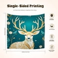 thumbnail image 5 of Reindeer Ethnic Boho Modern Living Room Tapestry, Nature Plants Forest Tapestry Curtain Washable Abstract Deer Tapestry Curtain, Decoration for Living Room Office Home House Dorm 51x59 Inches, 5 of 6