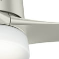thumbnail image 5 of Hunter Wifi 54" Symphony Matte Nickel Ceiling Fan with Light Kit and Remote, 5 of 7