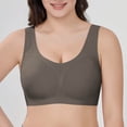 thumbnail image 2 of Njagoc3 Wireless Bras for Women Solid Color Wide Straps Bra Push Up Bra Breathable Everyday Bra, 2 of 6