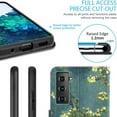 thumbnail image 6 of CoverON For Samsung Galaxy S21 Plus 5G Wallet Case, RFID Blocking Vegan Leather 6x Card Slot Holder Cover Flip Folio Phone Pouch, Almond Blossom Art, 6 of 7