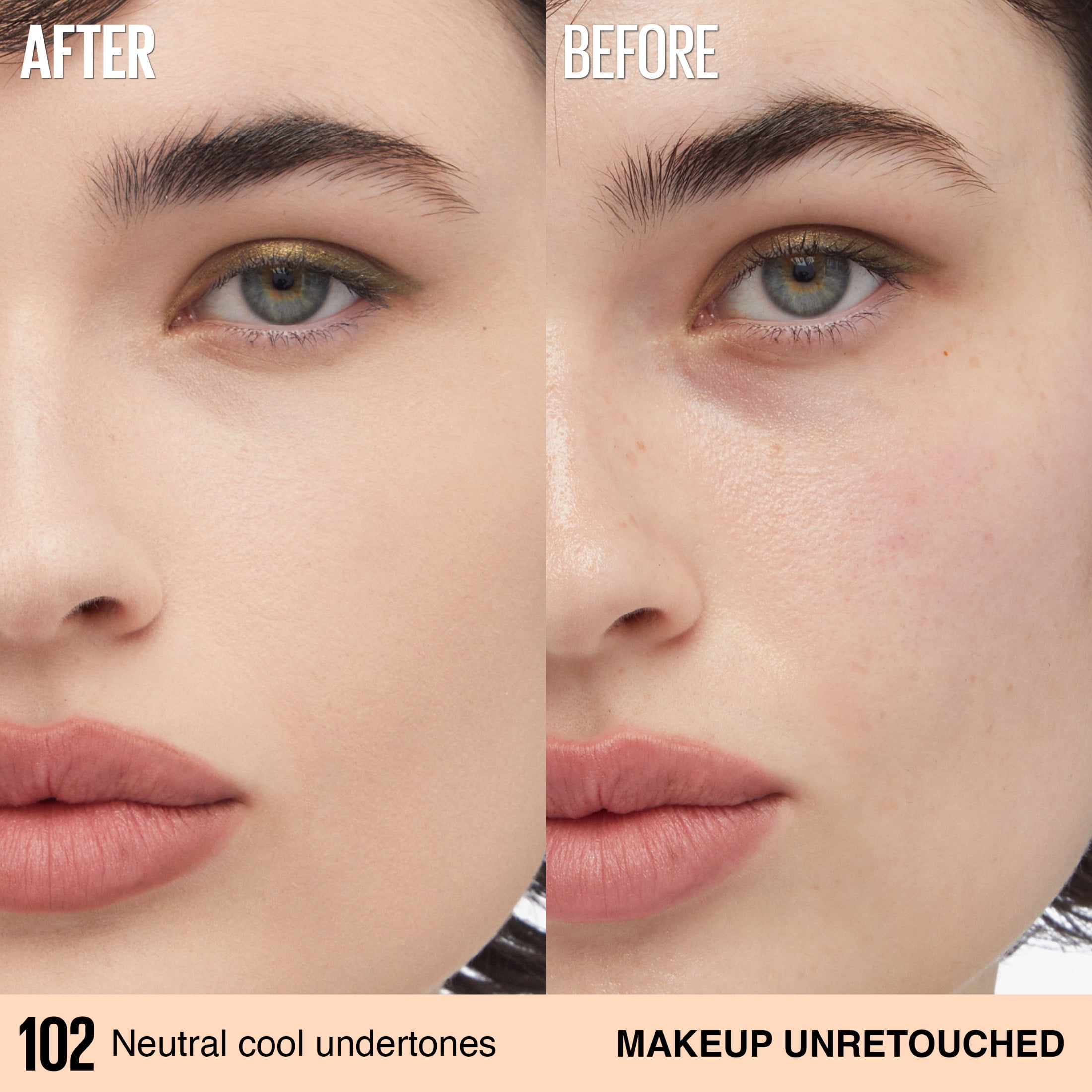 Maybelline Super Stay Lumi-Matte Foundation Makeup, 102, 1 fl oz