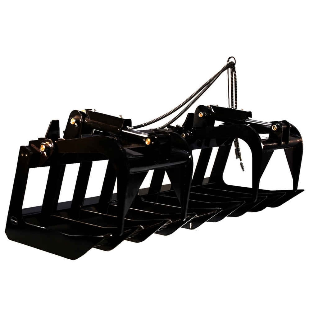 72 in. HeavyDuty Root Grapple Rake Attachment for Bobcat and Kubota