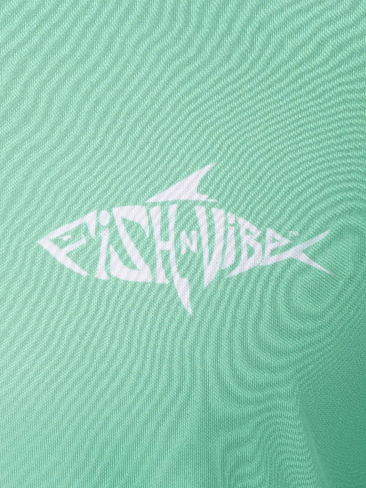 Fish N Vibe Men's Long Sleeve Performance Fishing Graphic Tee, Florida Keys, L