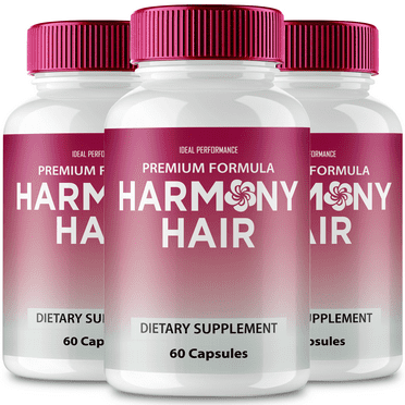 Harmony Hair Growth Capsules HarmonyHair Health Supplement Pills (3` PK)