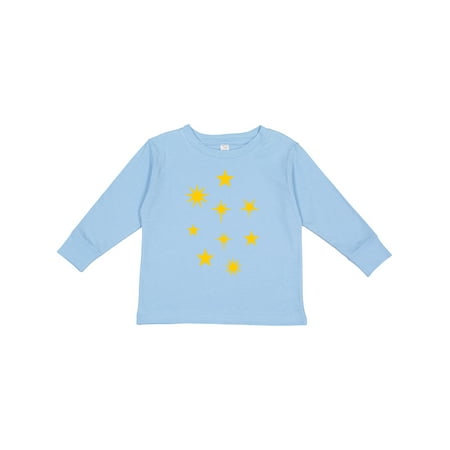 

Inktastic Cute Yellow Stars Gift Toddler Boy or Toddler Girl Long Sleeve T-Shirt