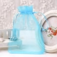 thumbnail image 3 of Bolsa de Organza con cordón para decoración de fiesta, embalaje de joyería, tul, dulces, Navidad, boda, 50%, 3 of 4
