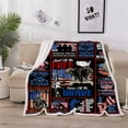 thumbnail image 3 of Veterans Day Gifts Blanket Throw,Ameican Blanket,Veteran Gifts for Men,Proud Patriotic Veterans Gifts Sofa Couch Beds Ameican Patriotic Decor Christmas 50" x 60", 3 of 6