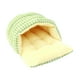 thumbnail image 5 of Cama para gatos, cueva gruesa para mascotas, suave, cómoda y acogedora. Red verde, 5 of 8