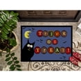 thumbnail image 3 of Carolines Treasures PJC1073MAT Trick or Treat Kitty Halloween Door Mat Indoor Rug or Outdoor Welcome Mat 18x27 Doormat, 3 of 4