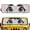 Cartoon Big Blue Eyes Pattern, variant on Pzuqiu Keep Vehicle Cool Windshield Sun Shade for Off-road Interior Beach, Heat Keep Car Cooler Foldable Off-Road Truck Windshield Sun Protector, Rainbow Sparkle Eye