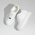 thumbnail image 5 of CMR CHAMARIPA Elevator Shoes For Women - Classic White Leather Sneakers 8CM / 3.15 Inches, 5 of 9