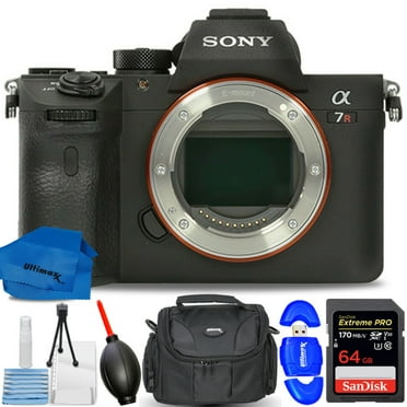 Sony a7R IVA Mirrorless Camera (Body Only) - Bundle Includes: SanDisk 64GB Extreme PRO, High Speed SD/SDHC/Micro SD Reader/Card Reader & Much More (7pc Bundle)