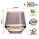 thumbnail image 4 of Set de 6 Copas de Vino sin Tallo Colorsavant, 414 ml, Multicolor, 4 of 7