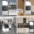 thumbnail image 7 of HPDAVV Commercial Ice Maker Machine 350lbs/24H 110V Automatic Cleaning Ice Machine 308lbs Ice Storage Capacity Professional Refrigeration Equipment, 7 of 7