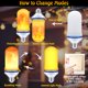 thumbnail image 5 of Bombillas LED CPPSLEE, 4 modos, base E26, 3 W (paquete de 6), 5 of 9